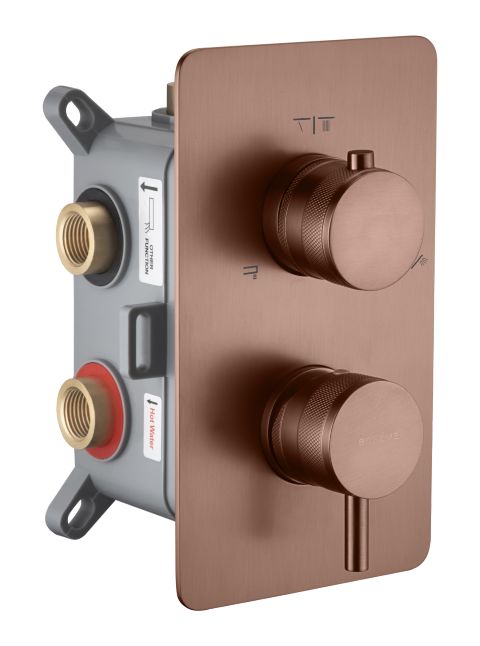 135-3-BRB Смеситель встроенный однорычажный 3-х проходной CELL BRUSHED BRONZE 135-3-BRB Смеситель встроенный однорычажный 3-х проходной CELL BRUSHED BRONZE
