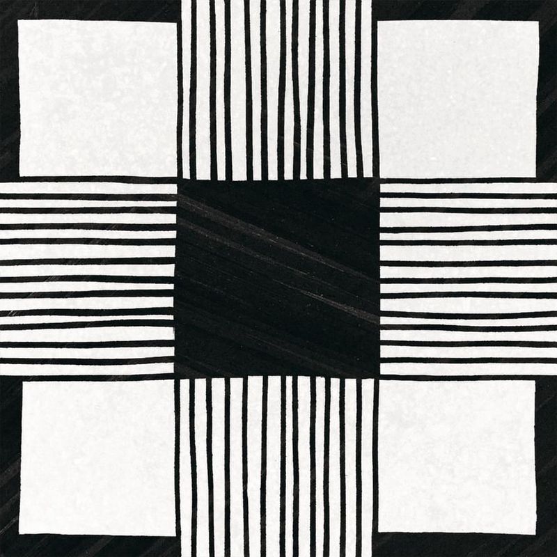 Керамогранит Cloth B&W 20x20 Керамогранит Cloth B&W 20x20