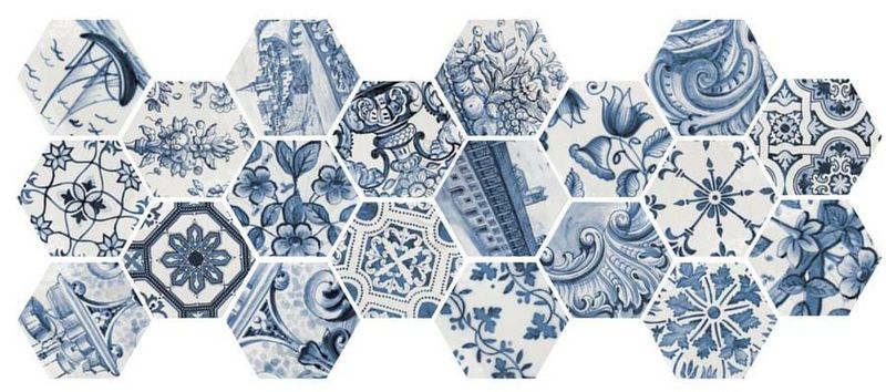 Керамогранит Hexatile Patchwork Lisboa 17,5x20 Керамогранит Hexatile Patchwork Lisboa 17,5x20