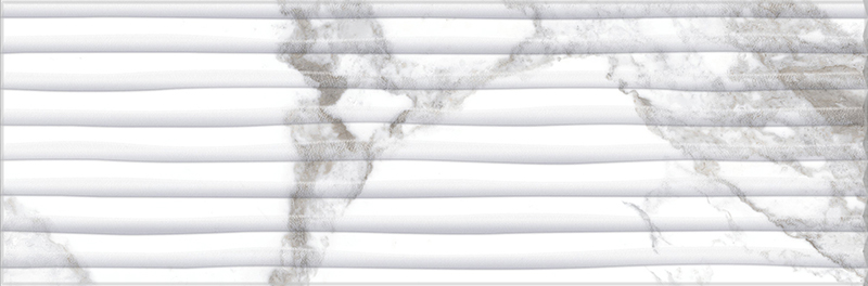 Плитка Haute White Decor Sp/33,3x100/R Плитка Haute White Decor Sp/33,3x100/R