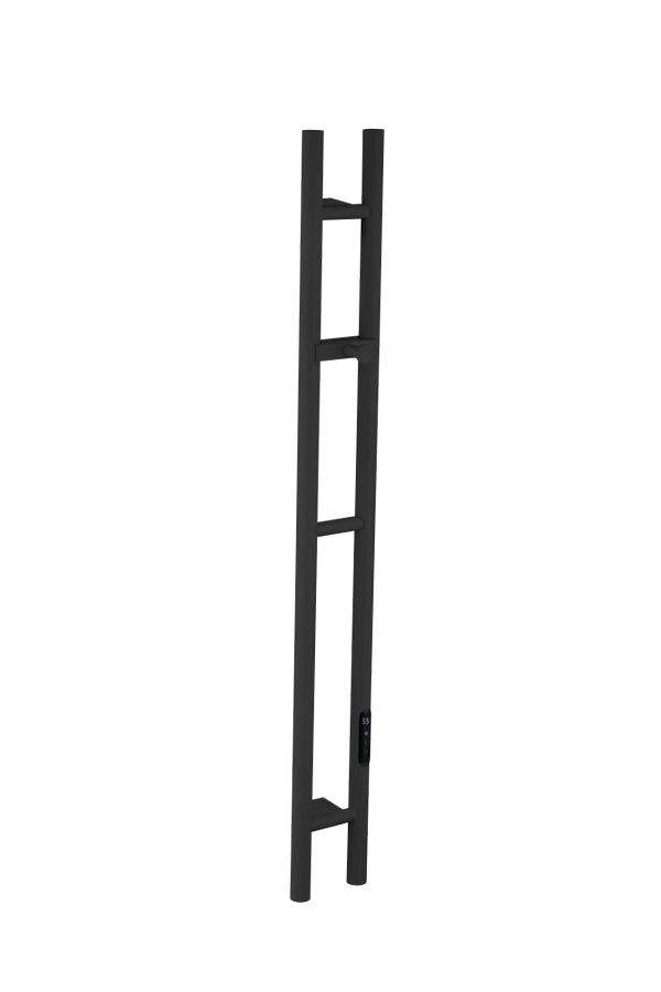 729-B Полотенцесушитель электрический 2-трубы круглый BLACK 729-B Полотенцесушитель электрический 2-трубы круглый BLACK