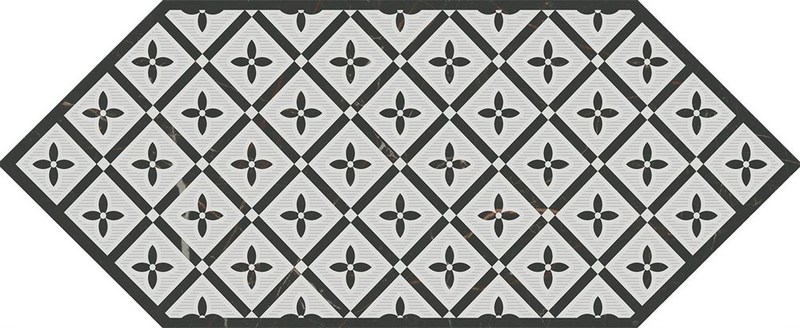 HGD/A484/35006 Декор Келуш 5 черно-белый 14х34 14x34x6,9 HGD/A484/35006 Декор Келуш 5 черно-белый 14х34 14x34x6,9