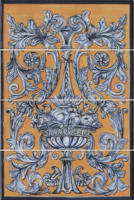 HGD/B347/4x/15129 Панно Площадь Испании 15х40 HGD/B347/4x/15129 Панно Площадь Испании 15х40