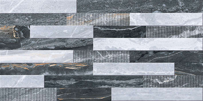 Керамогранит Vitra Bergamo 3D Микс Холодная Гамма Лаппато Ректификат Керамогранит Vitra Bergamo 3D Микс Холодная Гамма Лаппато Ректификат