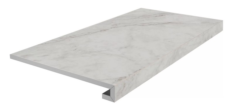 KM6060G0321RGCF Ступень фронтальная клееная Тубкаль белый матовый обрезной 33x60x0,9 KM6060G0321RGCF Ступень фронтальная клееная Тубкаль белый матовый обрезной 33x60x0,9