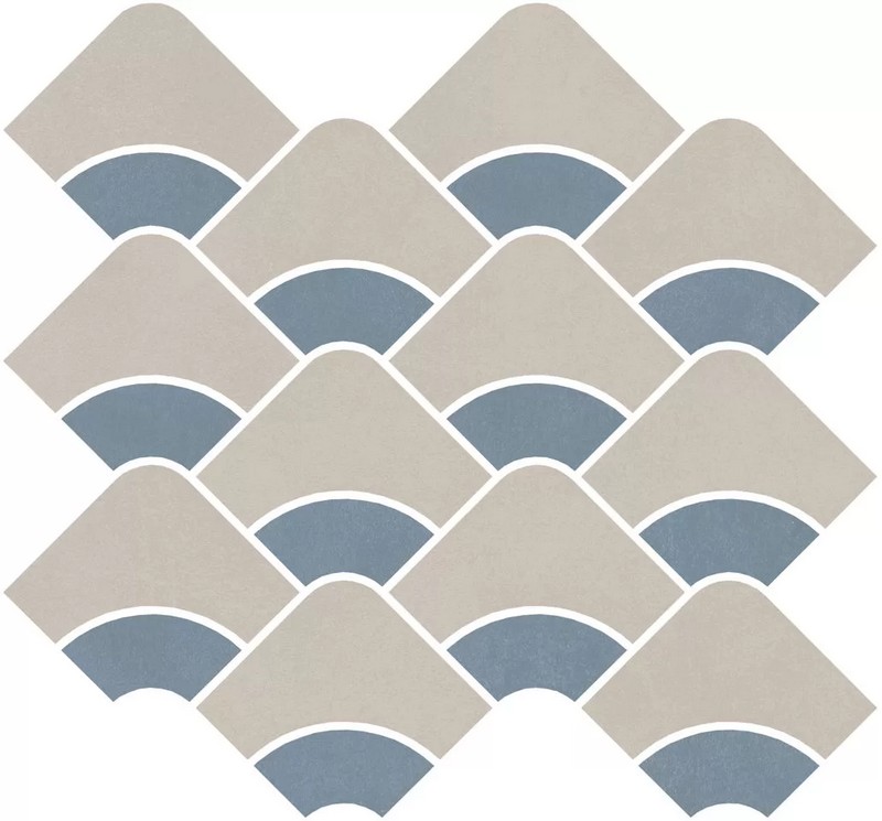 KMD2HID005BR Таделакт наборный бежевый светлый, синий светлый матовый обрезной 30x28x0,9 декор KMD2HID005BR Таделакт наборный бежевый светлый, синий светлый матовый обрезной 30x28x0,9 декор