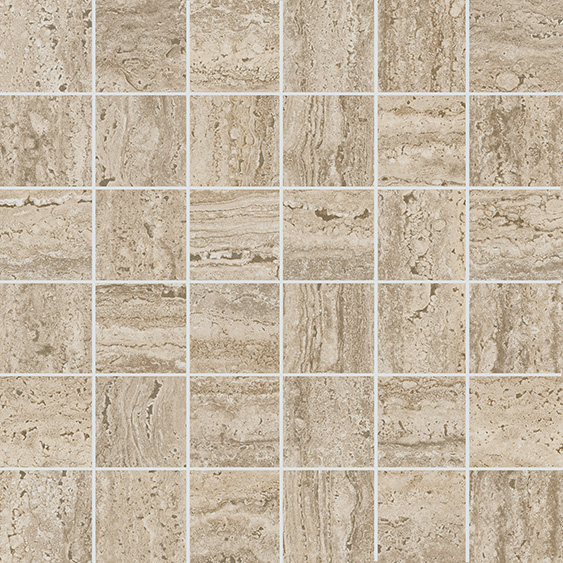 KMD2MSA009GR Про Травертин декор мозаичный бежевый матовый обрезной 30x30x0,9 керамогранит KMD2MSA009GR Про Травертин декор мозаичный бежевый матовый обрезной 30x30x0,9 керамогранит