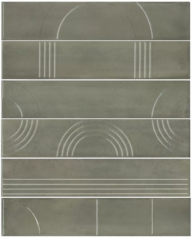 KMP3STA003RN6X Панно Мажорель зелёный глянцевый (из 6 частей 6х28,5) 36x28,5x1 KMP3STA003RN6X Панно Мажорель зелёный глянцевый (из 6 частей 6х28,5) 36x28,5x1