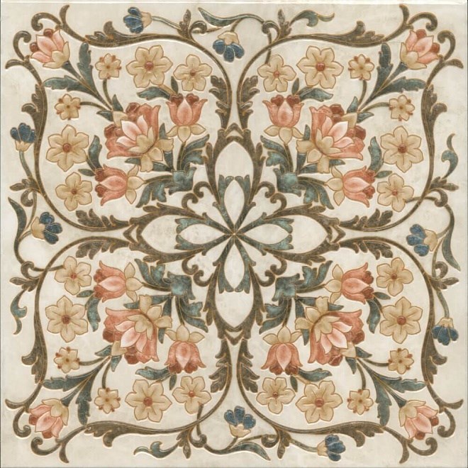 VT/A18/SG1544L Декор Лирия ковёр центр лаппатированный 40,2х40,2 VT/A18/SG1544L Декор Лирия ковёр центр лаппатированный 40,2х40,2